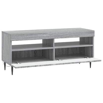 vidaXL LED TV Cabinet Grey Sonoma Engineered Wood