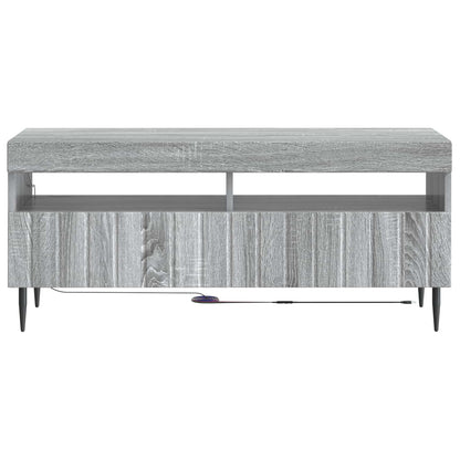 vidaXL LED TV Cabinet Grey Sonoma Engineered Wood