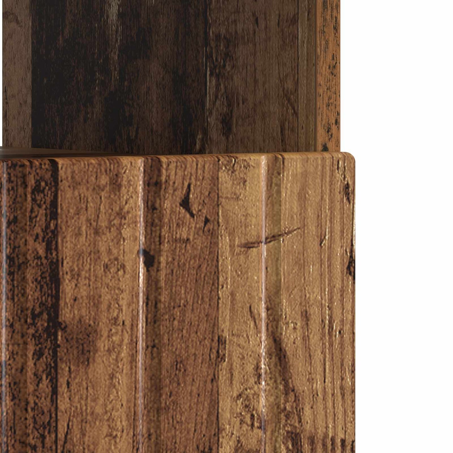 vidaXL LED TV Cabinet Old Wood Engineered Wood