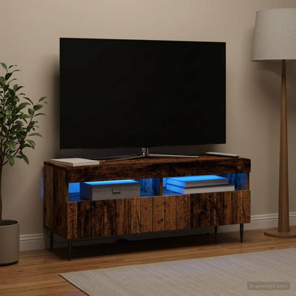 vidaXL LED TV Cabinet Old Wood Engineered Wood