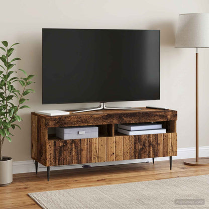 vidaXL LED TV Cabinet Old Wood Engineered Wood