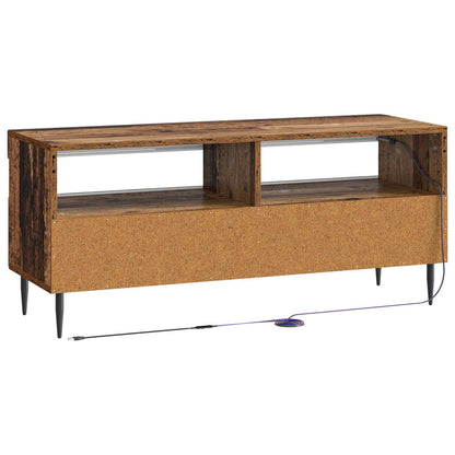 vidaXL LED TV Cabinet Old Wood Engineered Wood
