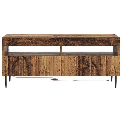 vidaXL LED TV Cabinet Old Wood Engineered Wood