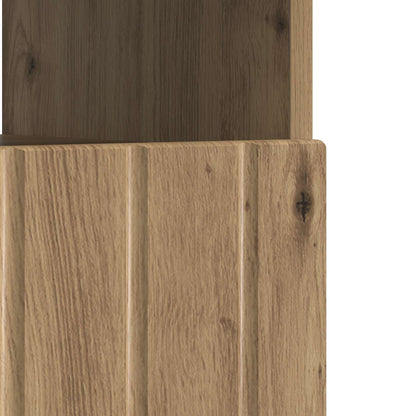 vidaXL LED TV Cabinet Artisan Oak Engineered Wood