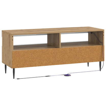 vidaXL LED TV Cabinet Artisan Oak Engineered Wood