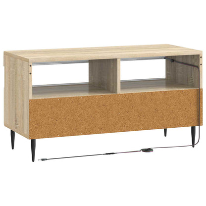 vidaXL LED TV Cabinet ZWOLLE 81 x 35 x 43 cm Sonoma Oak