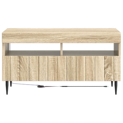 vidaXL LED TV Cabinet ZWOLLE 81 x 35 x 43 cm Sonoma Oak