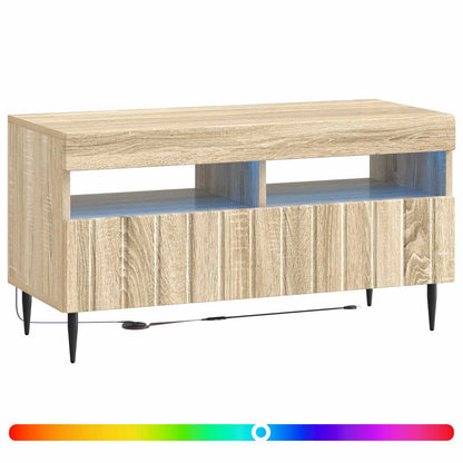 vidaXL LED TV Cabinet ZWOLLE 81 x 35 x 43 cm Sonoma Oak