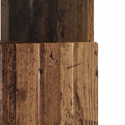 vidaXL LED TV Cabinet Old Wood Engineered Wood
