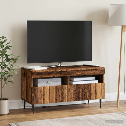 vidaXL LED TV Cabinet Old Wood Engineered Wood