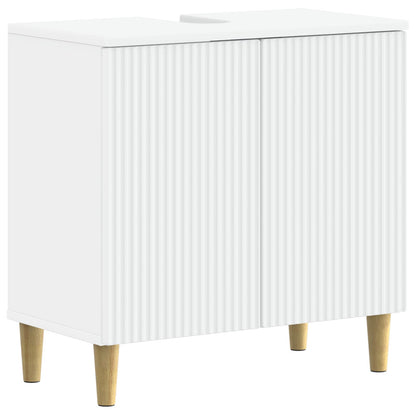 vidaXL Bathroom Sink Cabinet ARNHEM White 59.5 x 31.5x 59 cm
