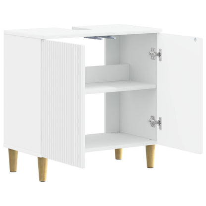 vidaXL Bathroom Sink Cabinet ARNHEM White 59.5 x 31.5x 59 cm