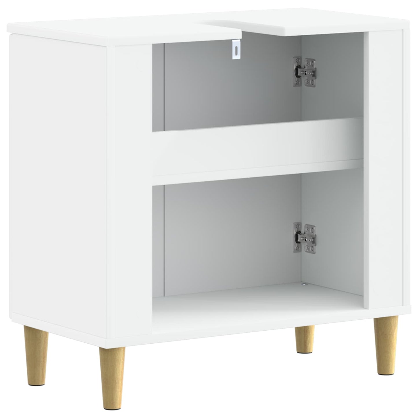 vidaXL Bathroom Sink Cabinet ARNHEM White 59.5 x 31.5x 59 cm