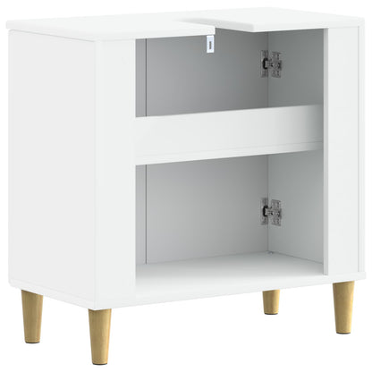 vidaXL Bathroom Sink Cabinet ARNHEM White 59.5 x 31.5x 59 cm
