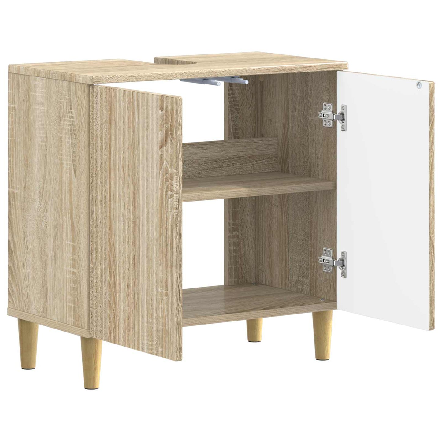 vidaXL Bathroom Sink Cabinet ARNHEM Sonoma Oak 59.5 x 31.5x 59 cm