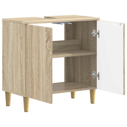 vidaXL Bathroom Sink Cabinet ARNHEM Sonoma Oak 59.5 x 31.5x 59 cm