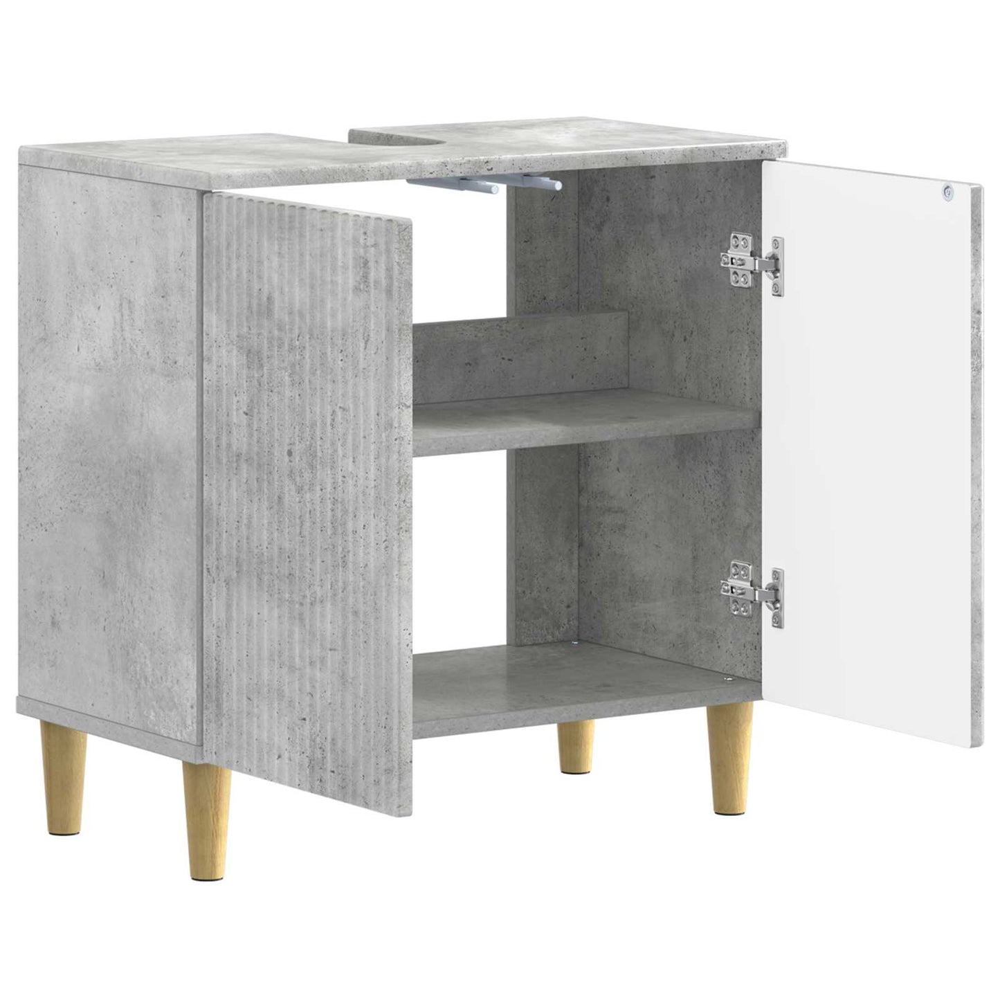 vidaXL Bathroom Sink Cabinet ARNHEM Concrete Grey 59.5 x 31.5x 59 cm