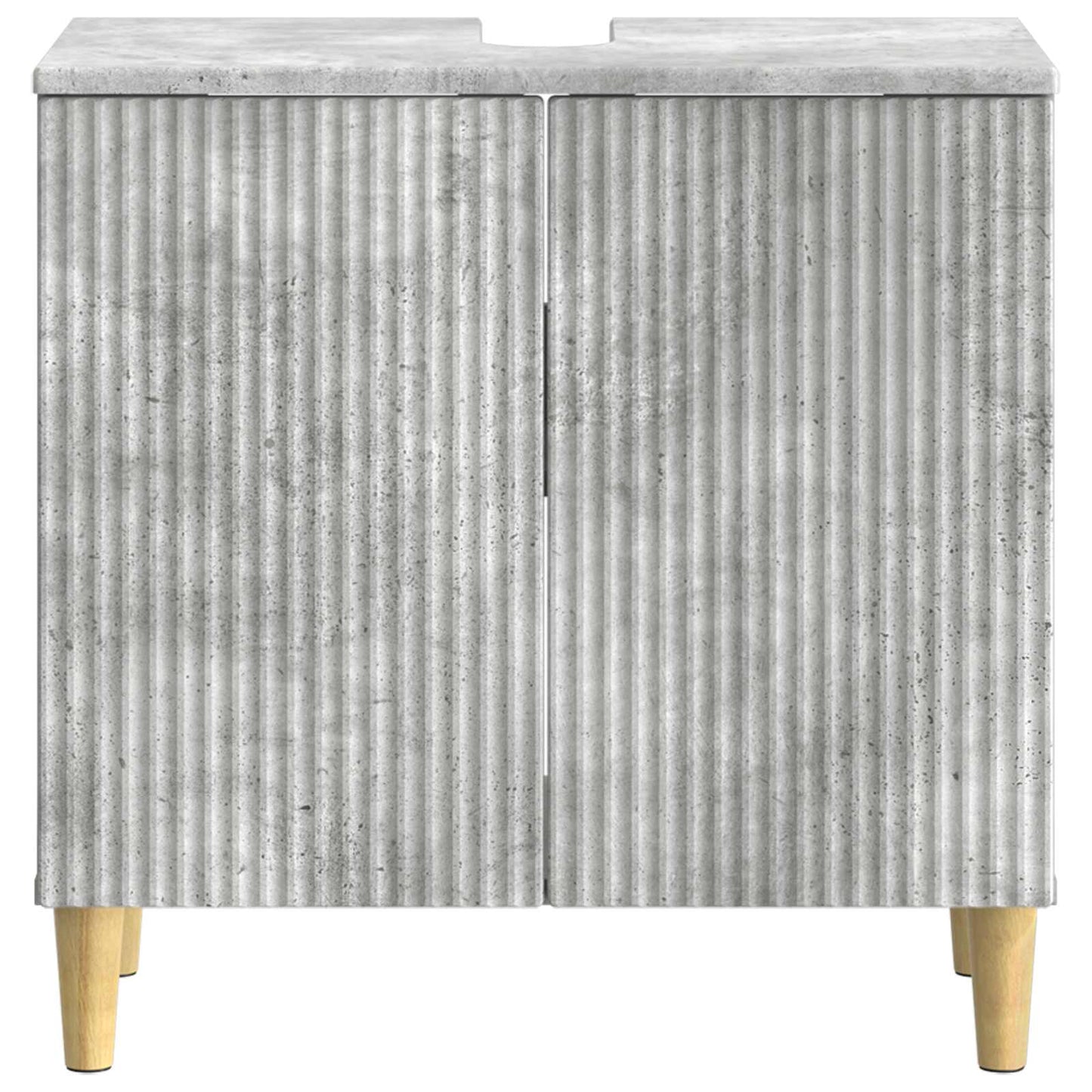 vidaXL Bathroom Sink Cabinet ARNHEM Concrete Grey 59.5 x 31.5x 59 cm