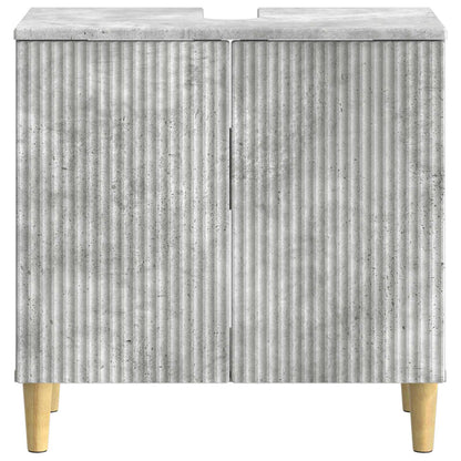 vidaXL Bathroom Sink Cabinet ARNHEM Concrete Grey 59.5 x 31.5x 59 cm