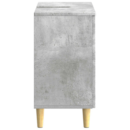 vidaXL Bathroom Sink Cabinet ARNHEM Concrete Grey 59.5 x 31.5x 59 cm