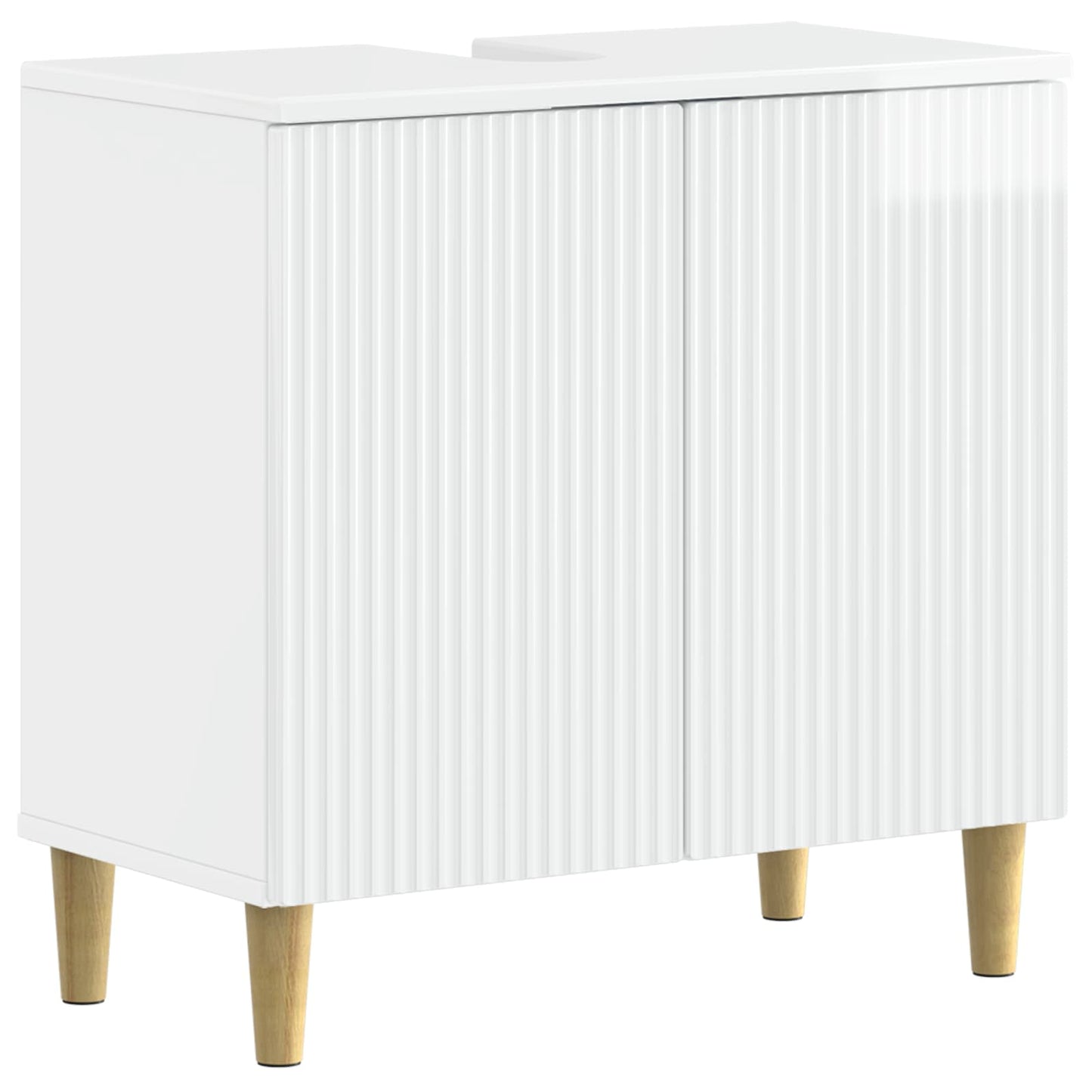 vidaXL Bathroom Sink Cabinet ARNHEM High Gloss White