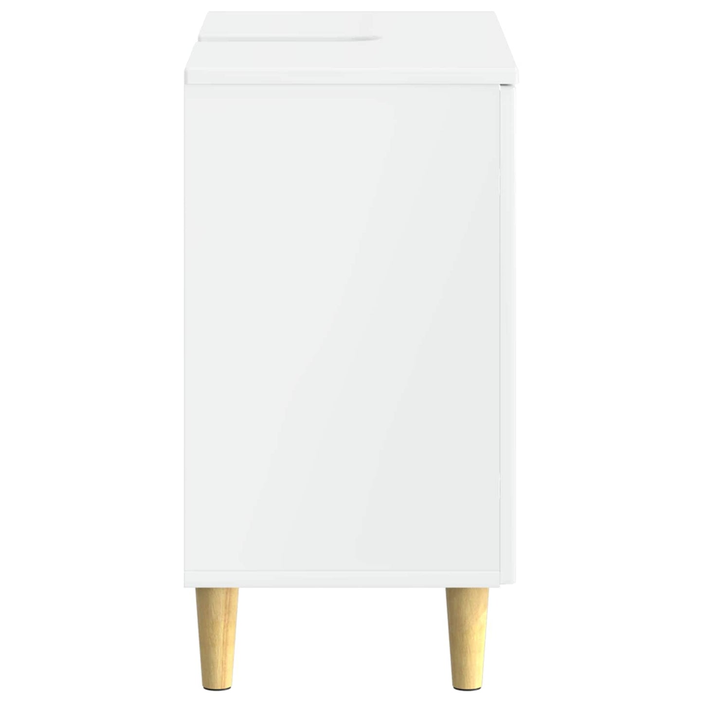 vidaXL Bathroom Sink Cabinet ARNHEM High Gloss White