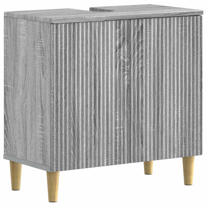 vidaXL Bathroom Sink Cabinet ARNHEM Grey Sonoma 59.5 x 31.5x 59 cm