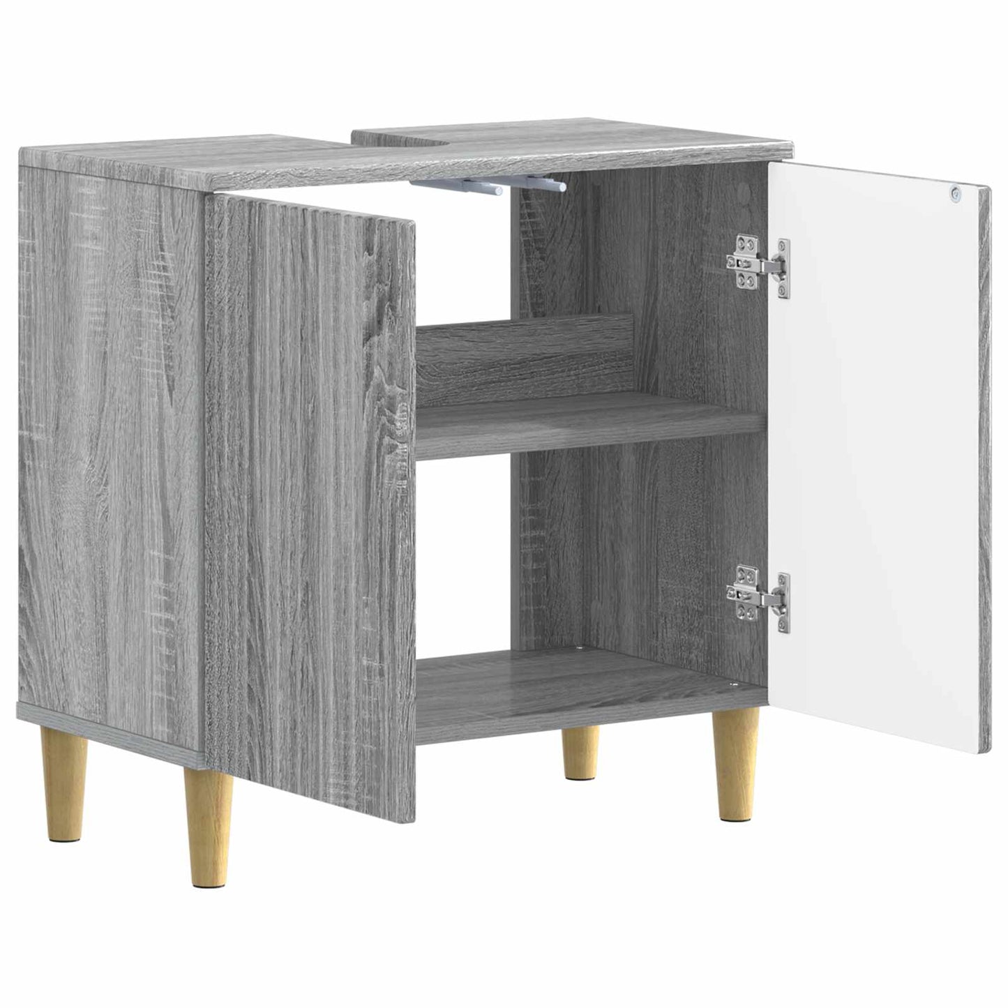 vidaXL Bathroom Sink Cabinet ARNHEM Grey Sonoma 59.5 x 31.5x 59 cm