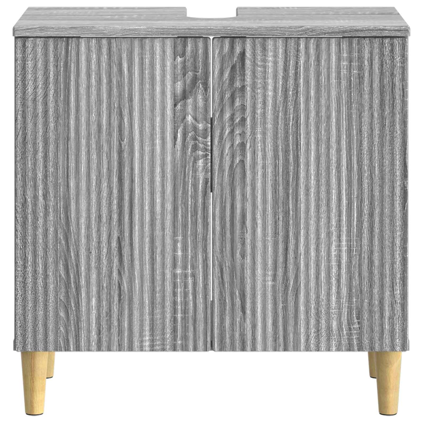 vidaXL Bathroom Sink Cabinet ARNHEM Grey Sonoma 59.5 x 31.5x 59 cm