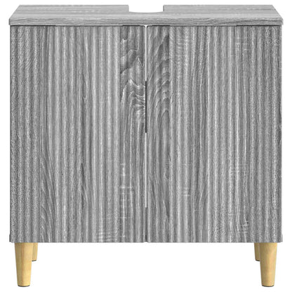 vidaXL Bathroom Sink Cabinet ARNHEM Grey Sonoma 59.5 x 31.5x 59 cm