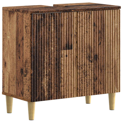 vidaXL Bathroom Sink Cabinet ARNHEM Old Wood 59.5 x 31.5x 59 cm
