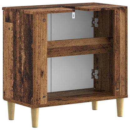 vidaXL Bathroom Sink Cabinet ARNHEM Old Wood 59.5 x 31.5x 59 cm