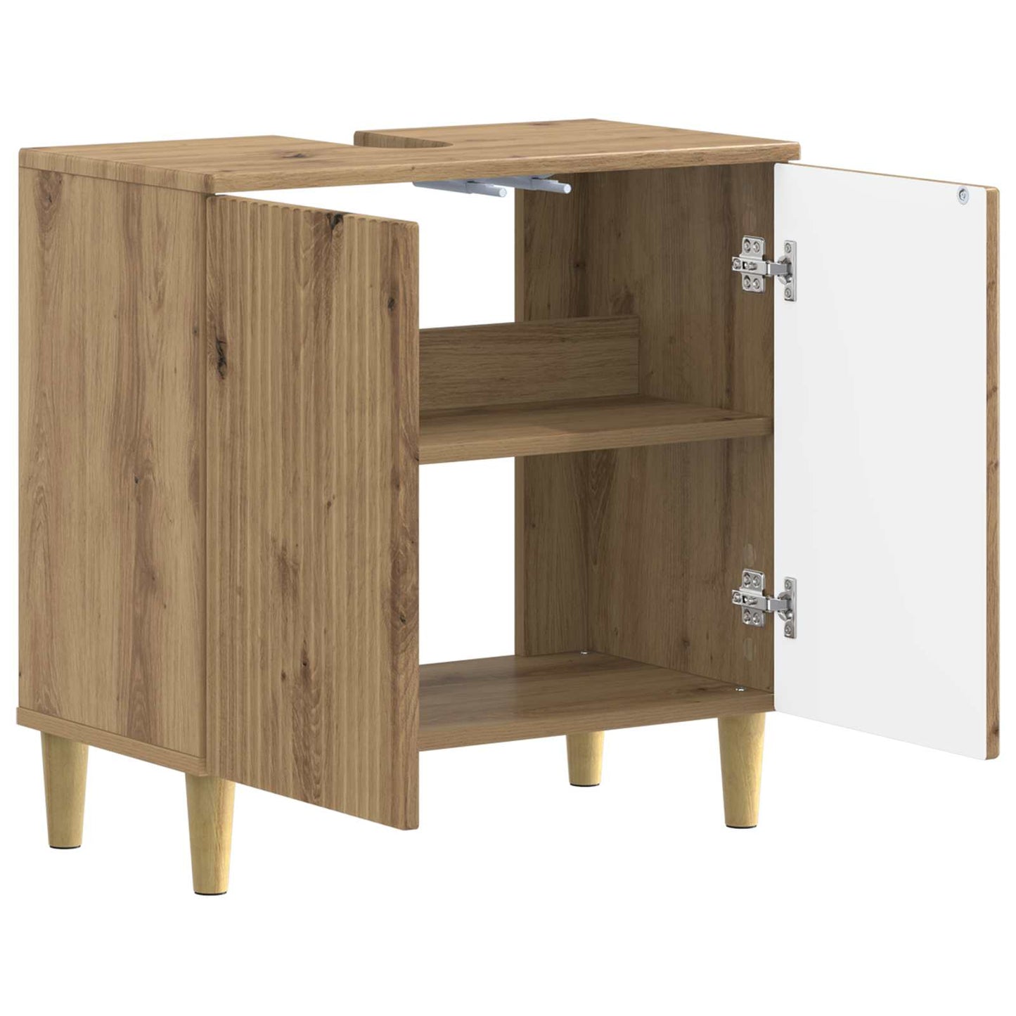 vidaXL Bathroom Sink Cabinet ARNHEM Artisan Oak 59.5 x 31.5x 59 cm