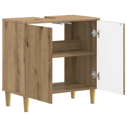vidaXL Bathroom Sink Cabinet ARNHEM Artisan Oak 59.5 x 31.5x 59 cm