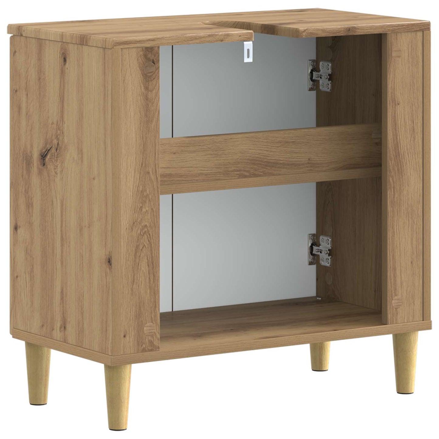 vidaXL Bathroom Sink Cabinet ARNHEM Artisan Oak 59.5 x 31.5x 59 cm