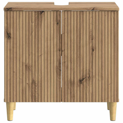 vidaXL Bathroom Sink Cabinet ARNHEM Artisan Oak 59.5 x 31.5x 59 cm