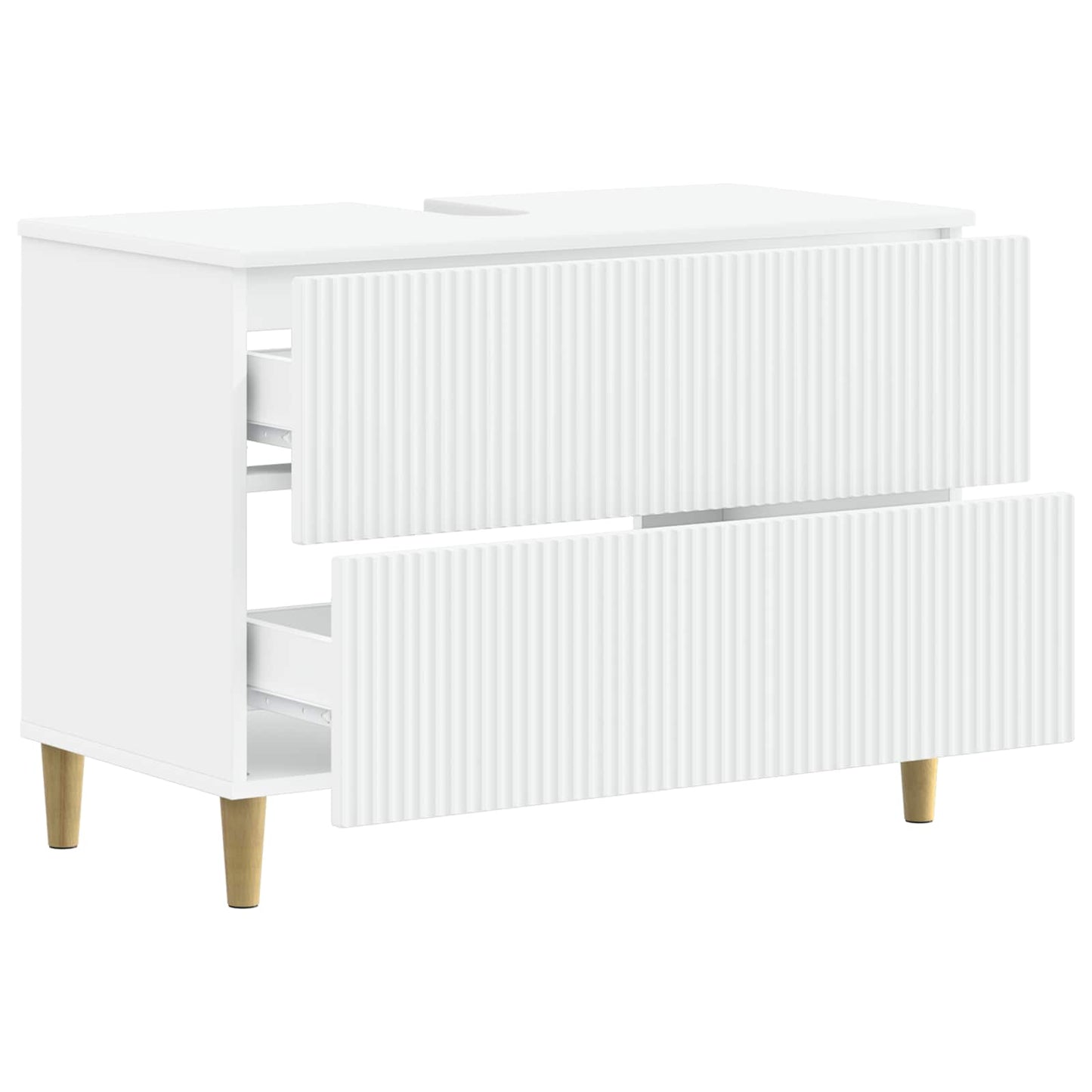 vidaXL Bathroom Sink Cabinet ARNHEM White 82 x 41x 59 cm