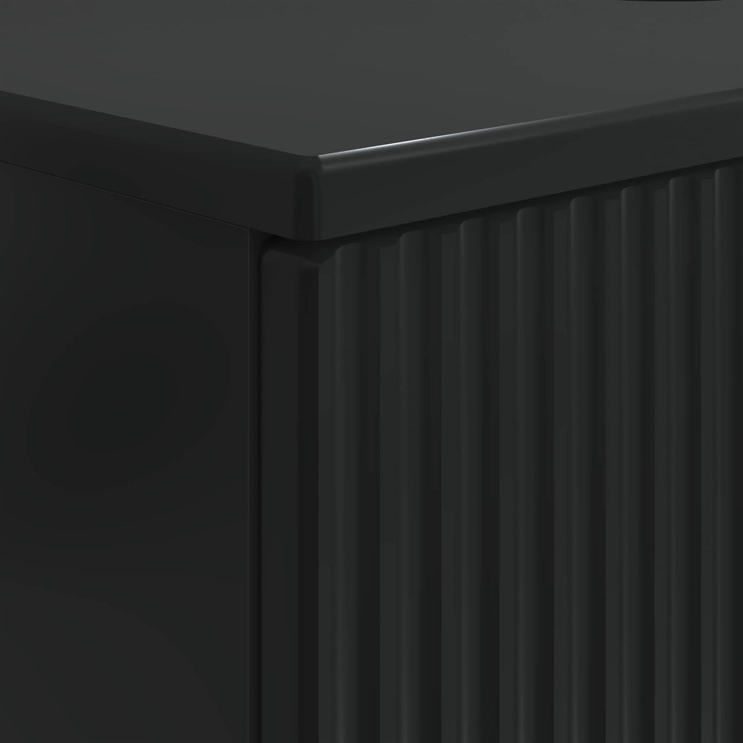 vidaXL Bathroom Sink Cabinet ARNHEM Black 82 x 41x 59 cm
