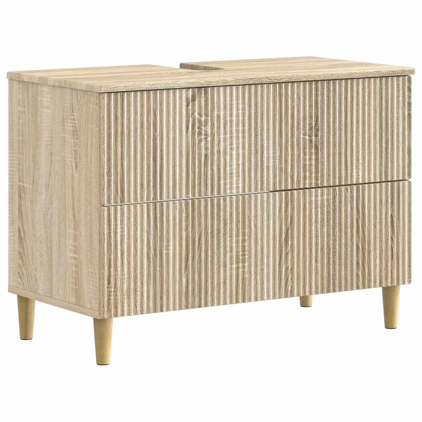 vidaXL Bathroom Sink Cabinet ARNHEM Sonoma Oak 82 x 41x 59 cm