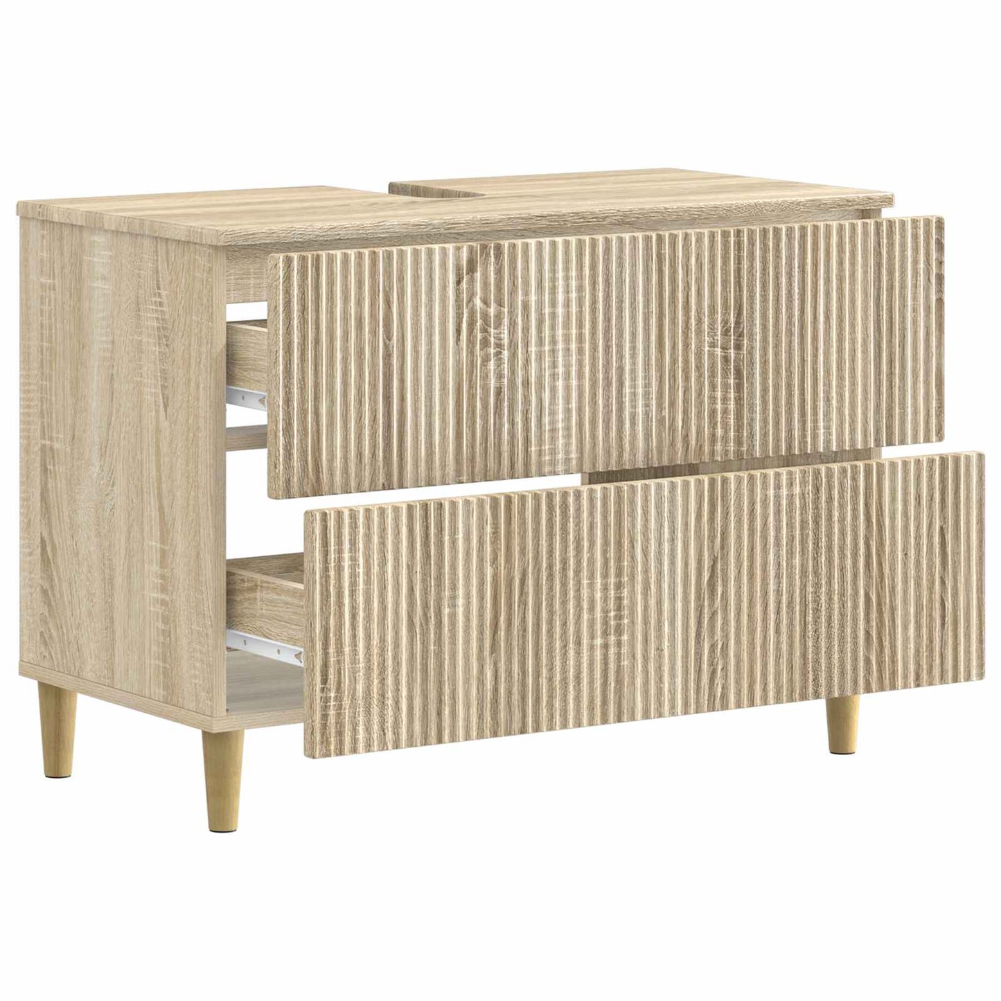vidaXL Bathroom Sink Cabinet ARNHEM Sonoma Oak 82 x 41x 59 cm