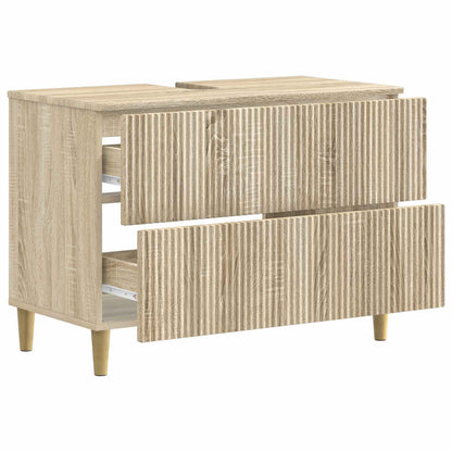 vidaXL Bathroom Sink Cabinet ARNHEM Sonoma Oak 82 x 41x 59 cm