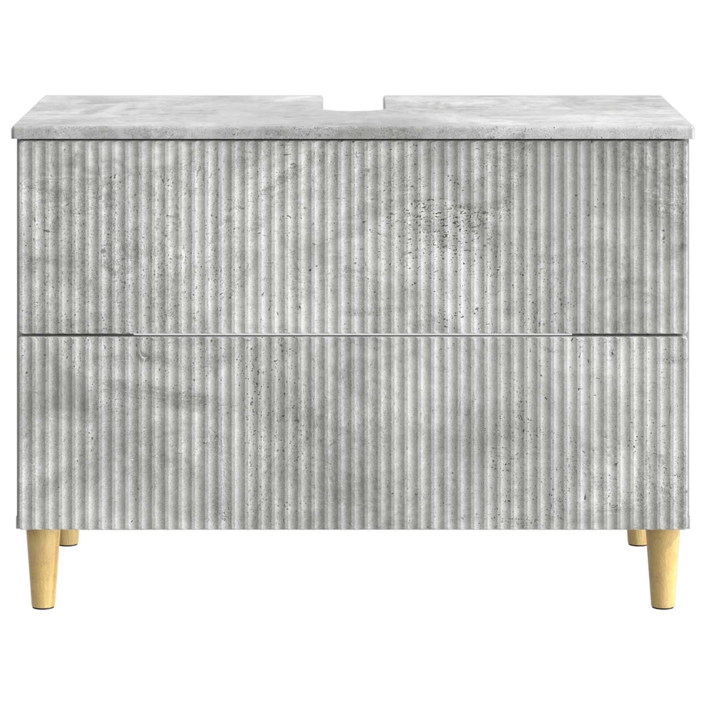 vidaXL Bathroom Sink Cabinet ARNHEM Concrete Grey 82 x 41x 59 cm
