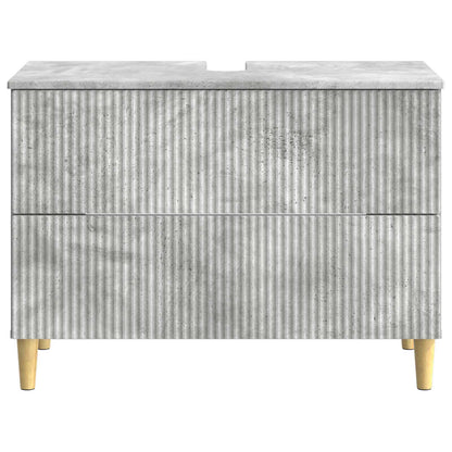 vidaXL Bathroom Sink Cabinet ARNHEM Concrete Grey 82 x 41x 59 cm