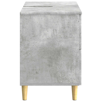vidaXL Bathroom Sink Cabinet ARNHEM Concrete Grey 82 x 41x 59 cm