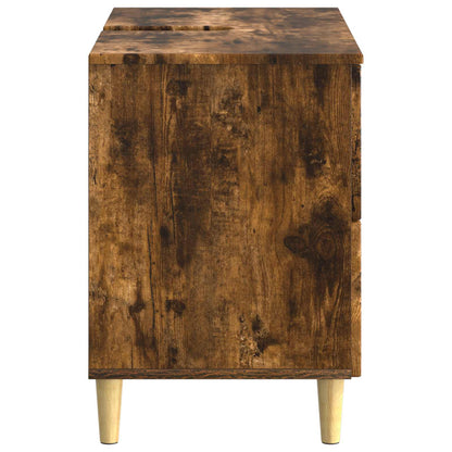 vidaXL Bathroom Sink Cabinet ARNHEM Smoked Oak 82 x 41x 59 cm