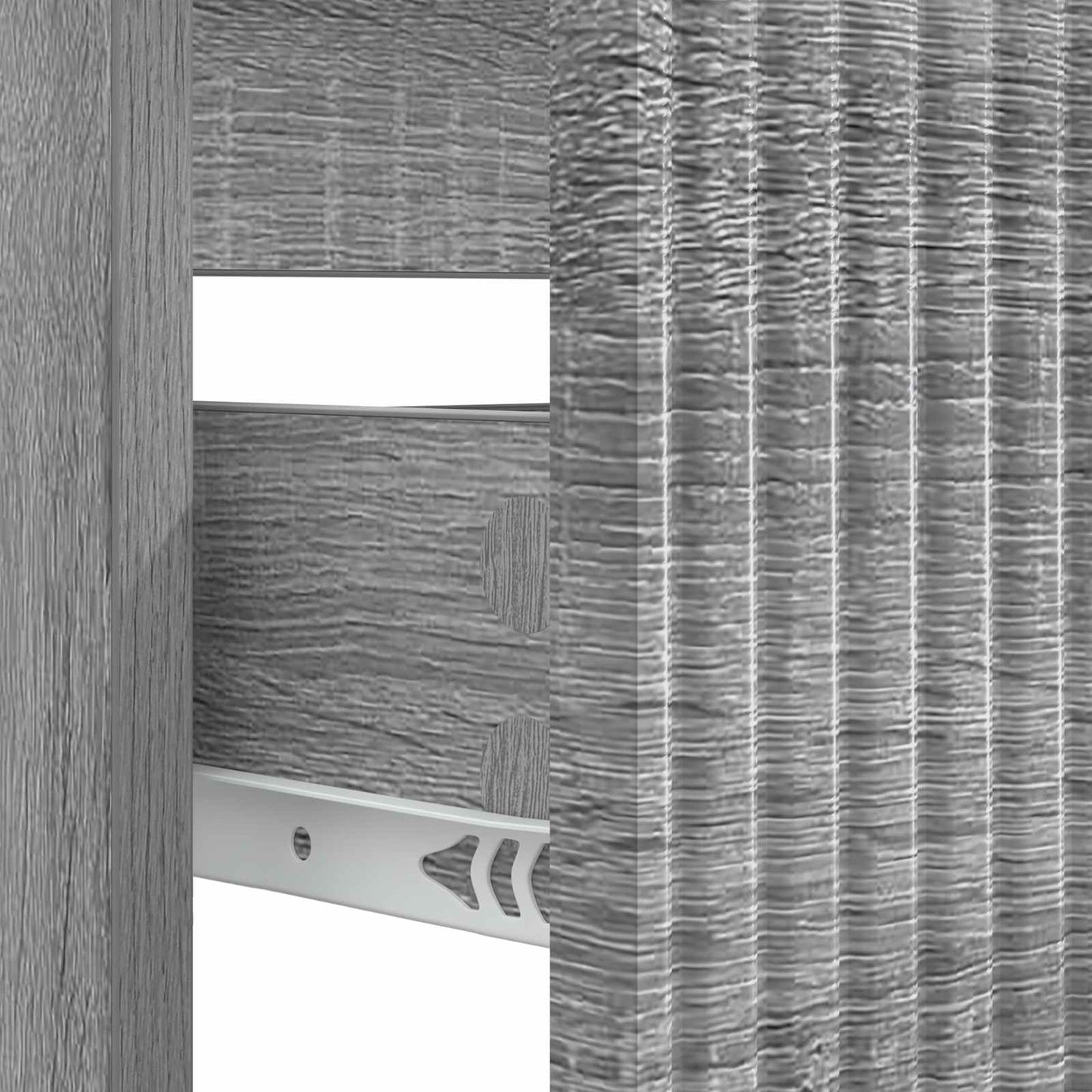 vidaXL Bathroom Sink Cabinet ARNHEM Grey Sonoma 82 x 41x 59 cm