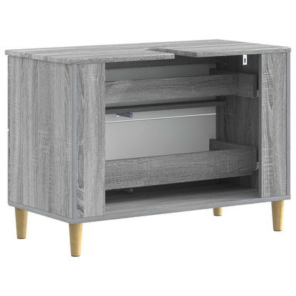 vidaXL Bathroom Sink Cabinet ARNHEM Grey Sonoma 82 x 41x 59 cm