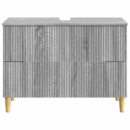 vidaXL Bathroom Sink Cabinet ARNHEM Grey Sonoma 82 x 41x 59 cm