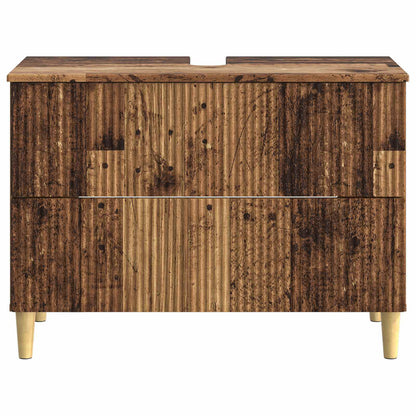 vidaXL Bathroom Sink Cabinet ARNHEM Old Wood 82 x 41x 59 cm