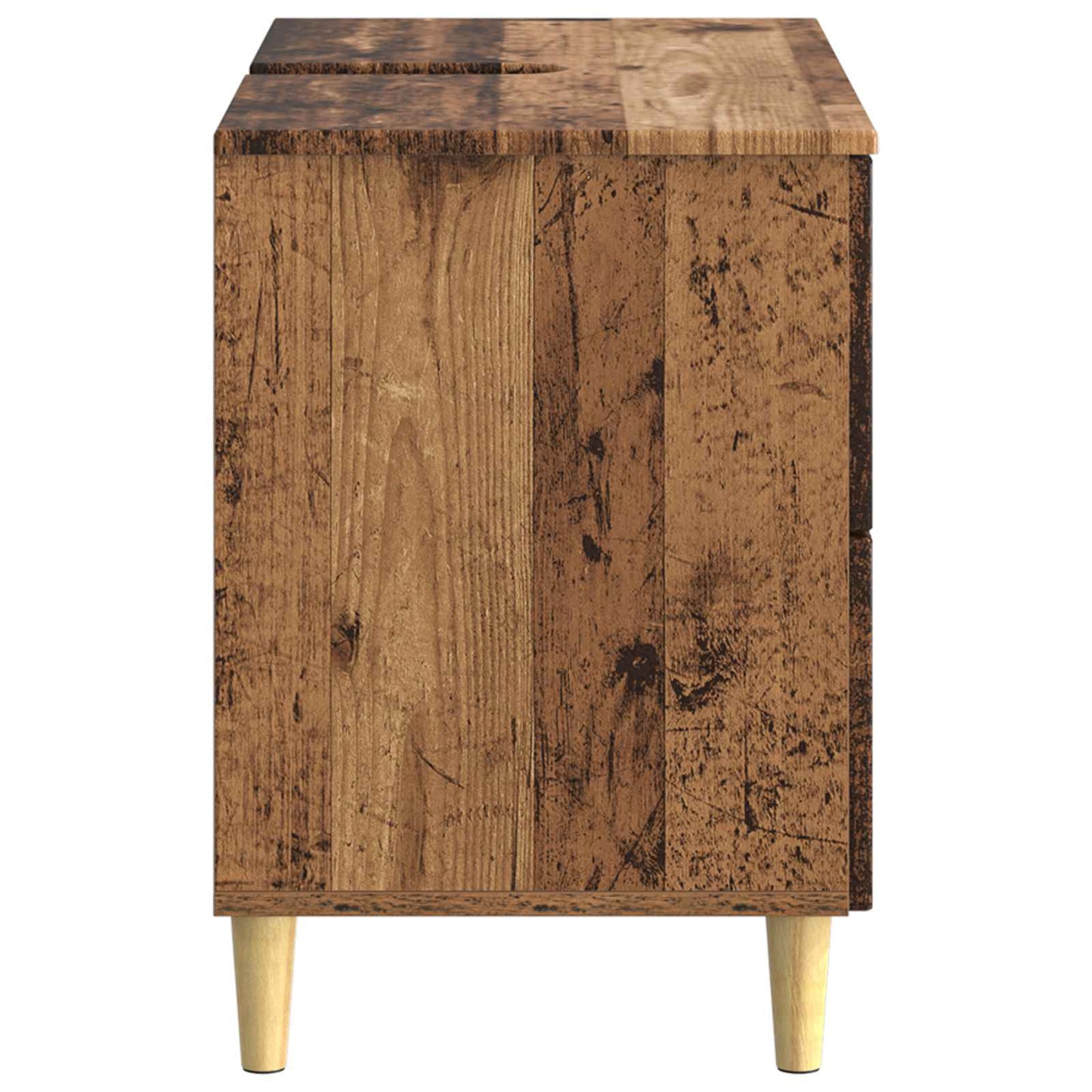 vidaXL Bathroom Sink Cabinet ARNHEM Old Wood 82 x 41x 59 cm